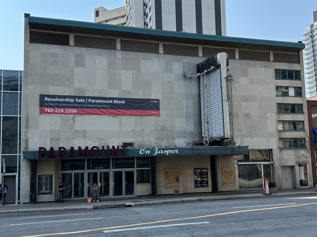 Paramount Theatre, Edmonton
