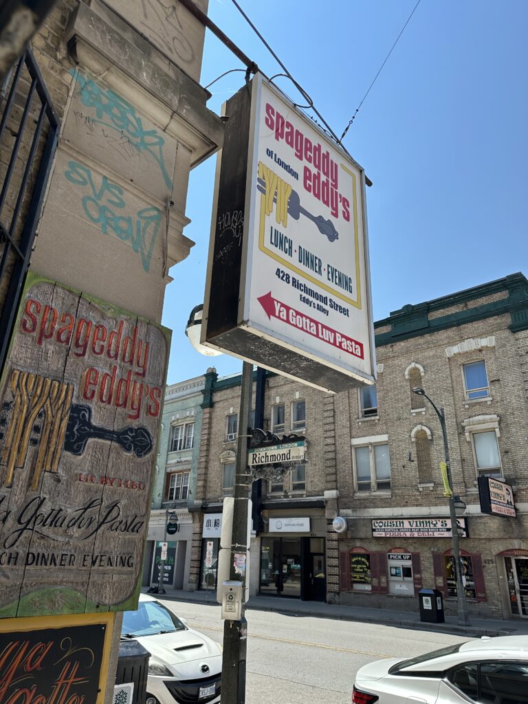 Spageddy Eddy's, London Ontario