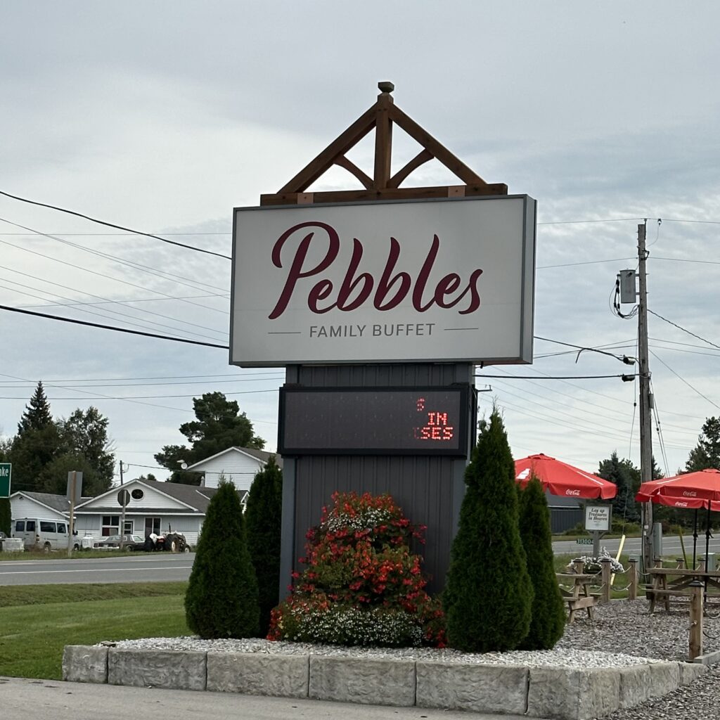 Pebbles Family Buffet, Durham Ontario
